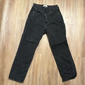 Abercrombie & Fitch Curve Love ultra high rise ankle straight jeans sz 29